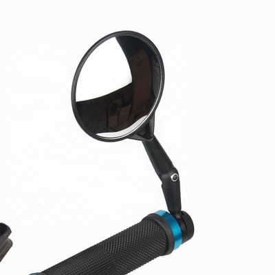 50g 360 grados de rotación reflector de seguridad Espejo convexo para bicicletas de montaña y de carretera Espejo de plástico duradero para bicicletas