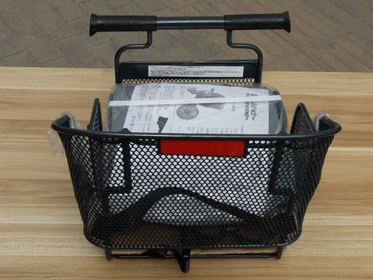 Aplicable para todas las estaciones de año Asiento de bicicleta para niños trasero de estilo simple con mango y cinturón