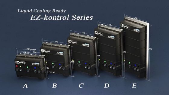 Controlador de corriente continua sin escobillas de velocidad 48V con Bluetooth para bicicletas híbridas eléctricas de 3KW-20KW