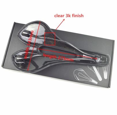 Cushión de bicicleta de fibra de carbono de 139g para todas las estaciones asiento de bicicleta de carretera MTB