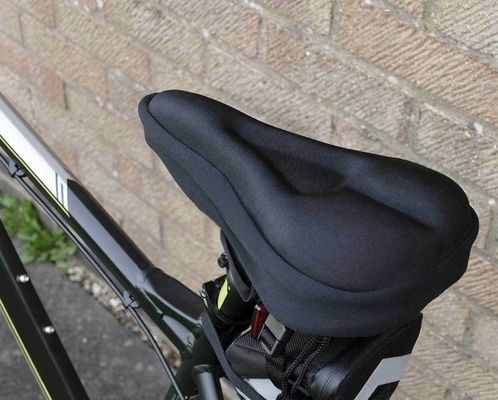 Asiento de silla de bicicleta de silicona transpirable con almohadilla de gel suave para bicicleta de montaña