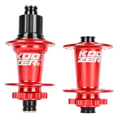 32 agujeros Koozer XM490PRO 4 rodamiento MTB Hub para el frente 10 * 135mm QR100 * 15 12 * 142mm trasero