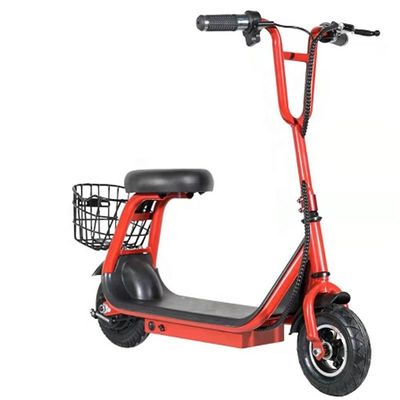 Scooter eléctrico de 8 pulgadas con cesta y asiento Velocidad máxima 15 km/h Alcance por carga 8-10KM