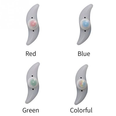 1 x Batería de botón JWA Silicone Bike Light Frame para ciclismo colorido y divertido