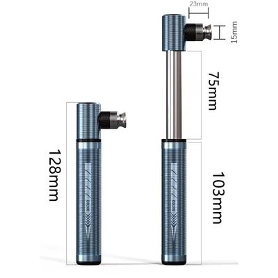 14.5*7.2*4.1cm Mini Universal de Aluminio de aleación de bicicleta bomba con AV FV y válvula de Schrader