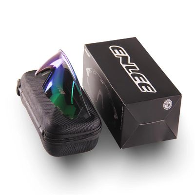 Imprimir el logotipo del cliente Unisexo Personalizable Riml Gafas de bicicleta Gafas de cambio de color