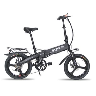 48V 350W 10AH Bicicleta eléctrica con 20 pulgadas de marco plegable y 31-60km de alcance por potencia