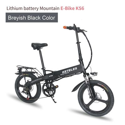 Mercado de la UE Bicicleta eléctrica plegable de 20 pulgadas con motor de 36 V de 250 W y batería de litio de 10 AH