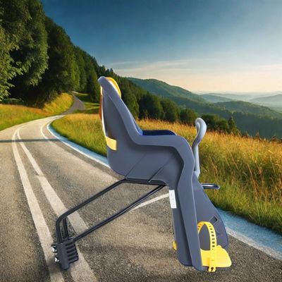 Instalación fácil Asiento de bicicleta para niños Gran espacio y función de masaje para todas las estaciones