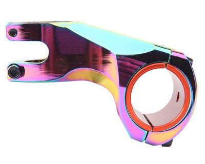 Rojo 2021 MTB Colourful Stem Alloy 31.8/35*70mm 17 grados para el manillar de la bicicleta de carretera XC AM