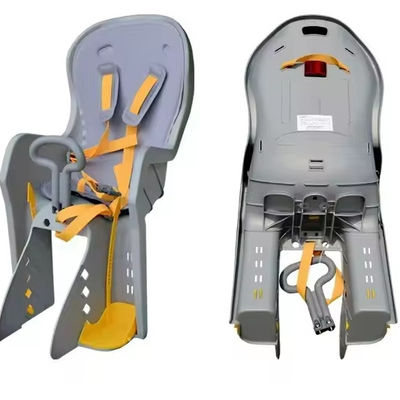 Material de concha de plástico Gran espacio asiento de bicicleta de seguridad infantil fácil de instalar para niños