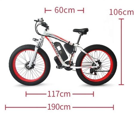 Bicicleta eléctrica de 2000W con batería de litio de 21AH y neumático graso de 26x4.0 pulgadas en el almacén de la UE