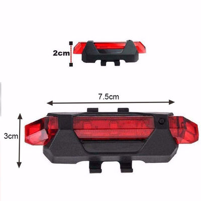Luz delantera Luz trasera USB LED Bicicleta recargable Bicicleta Conjunto de luz para bicicleta de montaña
