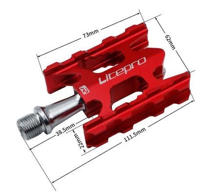 Rodamiento DU Ultraligero Rodamiento MTB Ruta Plegable Bicicleta CNC Pedal de pie 2021 Producto
