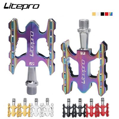 Rodamiento DU Ultraligero Rodamiento MTB Ruta Plegable Bicicleta CNC Pedal de pie 2021 Producto