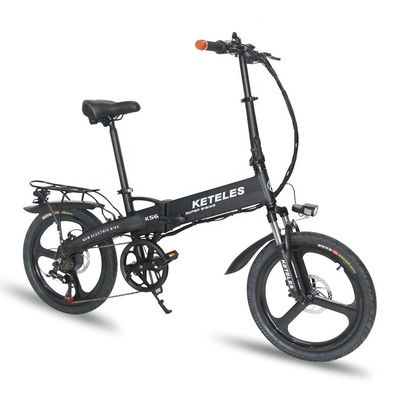 48V 350W 10AH Bicicleta eléctrica con 20 pulgadas de marco plegable y 31-60km de alcance por potencia