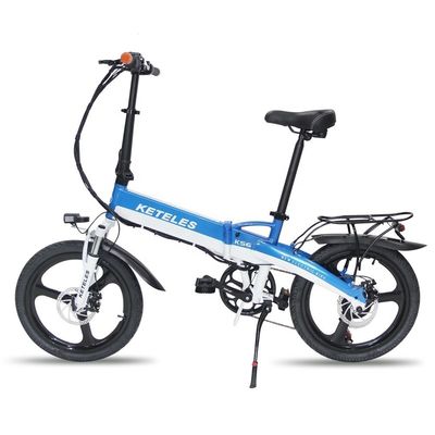 48V 350W 10AH Bicicleta eléctrica con 20 pulgadas de marco plegable y 31-60km de alcance por potencia