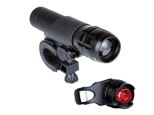 3 en 1 USB Recargable LED impermeable Super Brillante Zoom faro Luz trasera 50g Peso