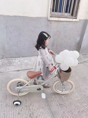 Alloy Rim INS estilo 16 pulgadas bicicleta retrógrada de niños de velocidad única para niños de 4-8 años