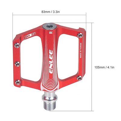 ENLEE N16 Pedal de bicicleta ultraligero 310g aleación de aluminio 3 colores pintura anodizada CN GUA 2021