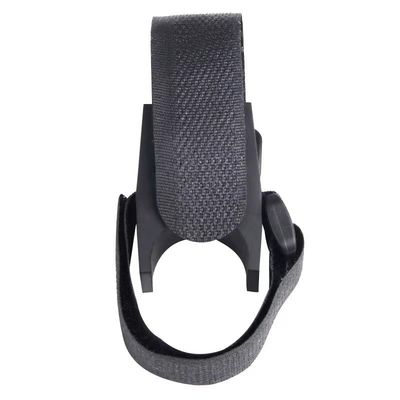 Bicicleta negra LED antorcha de rotación bracket linterna soporte para 28-40mm Luz de la bicicleta