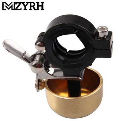 Cuerno de aluminio para bicicletas clásicas retro Ciclismo Accesorios de manillar de bicicleta de oro negro