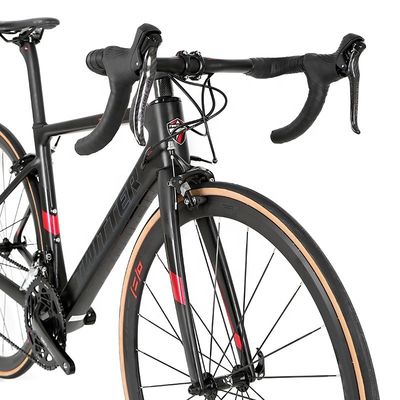 Pedal de cuentas de fibra de carbono V freno 22 velocidad bicicleta de carretera 700c bicicleta de carbono completo para el beneficio