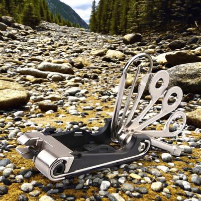 Herramientas de reparación de bicicletas de 18 en 1 Conjunto Hexágono Torsión de tornillos llave de gancho Hex Spoke herramienta de eliminación de cadenas bicicleta esencial 280g