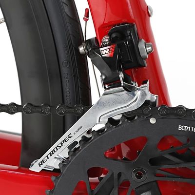 TWITTER Pedal de carbono fuera de carretera 24 velocidad de la bicicleta de carretera con frenos de disco y marco de fibra de carbono