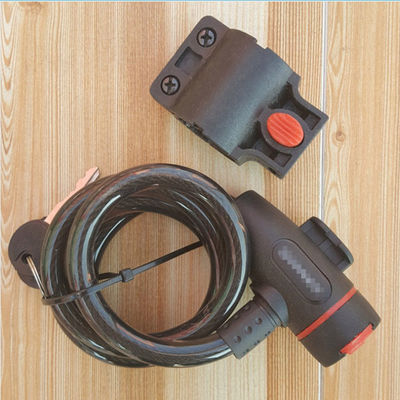 Cerradura de seguridad de bicicleta anti robo bobina de cable de acero inoxidable para motocicleta de castillo bicicleta MTB bicicleta con 2 llaves
