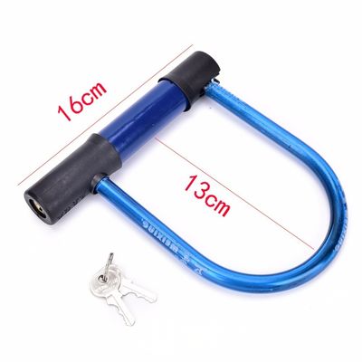 Alta seguridad Negro Rojo Ciclismo U cadena de bloqueo para la motocicleta Ciclismo Cable Lock JWA Ulock