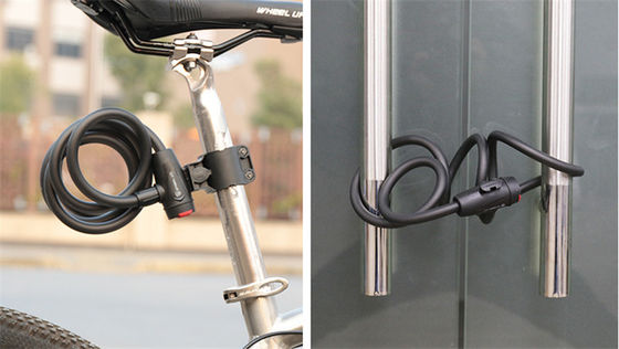 2022 Cerradura de cable de acero contra robo de bicicletas Cerradura de seguridad portátil para bicicletas de montaña MTB