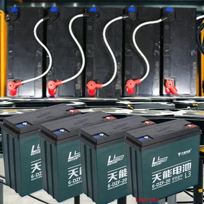 12V20.2Ah 6-DZF-20.2 Batería de ácido de plomo sellada de GEL con carga seca para patineta eléctrica