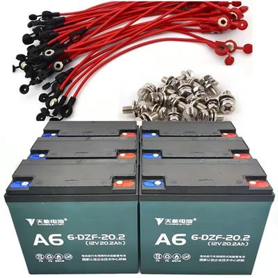 12V20.2Ah 6-DZF-20.2 Batería de ácido de plomo sellada de GEL con carga seca para patineta eléctrica