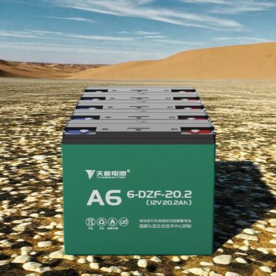 12V20.2Ah 6-DZF-20.2 Batería de ácido de plomo sellada de GEL con carga seca para patineta eléctrica