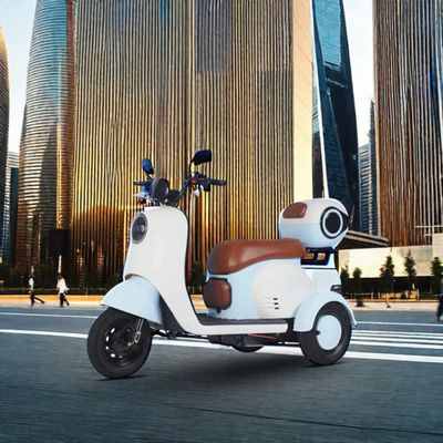 Motor de 600W de potencia de 3 ruedas scooter para adultos posición del motor del eje trasero de la batería integrada
