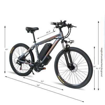 Experimenta la potencia de la bicicleta eléctrica de montaña K820 profesional de 26 pulgadas 48V 350W motor de eje trasero