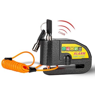 Alarma de vibración de 110 dB Cerradura de motocicleta para seguridad anti-robo