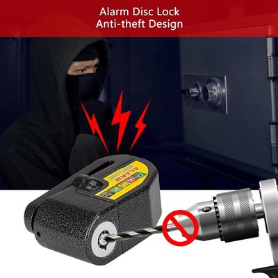 Alarma de vibración de 110 dB Cerradura de motocicleta para seguridad anti-robo