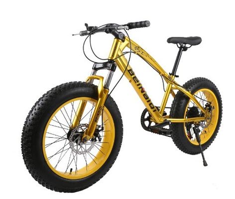 Bicicleta de nieve de playa para niños de 20 pulgadas 4.0 de neumáticos gordos Bicicleta de montaña con velocidades 7/21/24/27