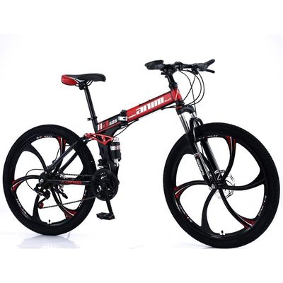 26 pulgadas Opp Bolsa 10 Pcs Hombres de acero bicicleta de montaña con freno de disco y tenedor de aluminio