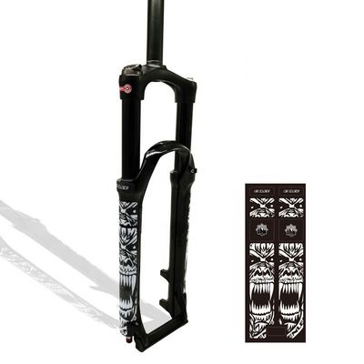 Autoadhesivo de protección de tenedor de bicicleta 3D impermeable para protección decorativa del marco de la bicicleta