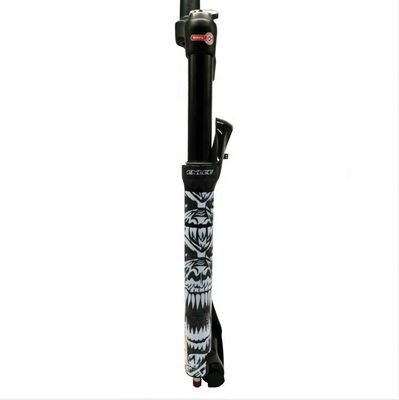 Autoadhesivo de protección de tenedor de bicicleta 3D impermeable para protección decorativa del marco de la bicicleta