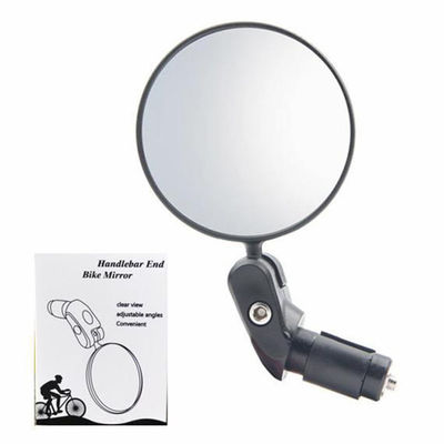 Ángulo ajustable Espejos del manillar izquierdo derecho Modelo de bicicleta Accesorio para ciclismo con acero