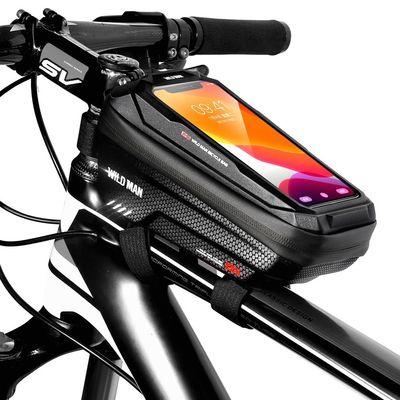 Bolsa de pantalla táctil de casquillo de teléfono a prueba de agua de 6.6 pulgadas para MTB Pack 1L Capacidad Accesorios de bicicleta