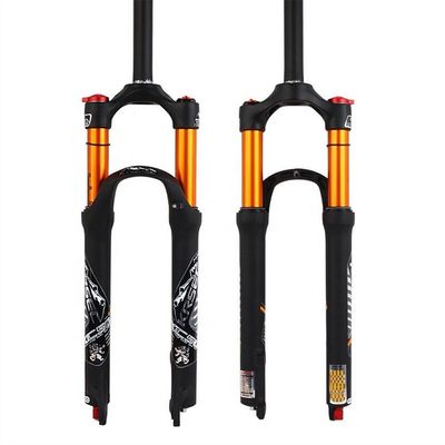 24-28 pulgadas MTB Bicicleta Air Shock Horquillas Suspensión Horquillas de freno para 700c longitud del volante 220m