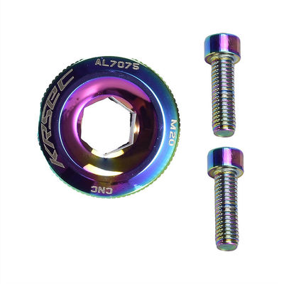 Categoría CRANK 2021 Piezas de bicicletas de aluminio colorido M18/M20 MTB Crankset Cover Screw