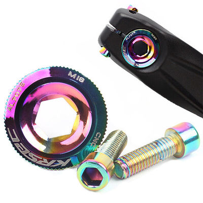 Categoría CRANK 2021 Piezas de bicicletas de aluminio colorido M18/M20 MTB Crankset Cover Screw