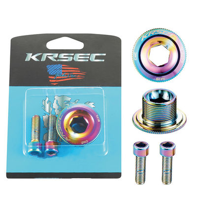 Categoría CRANK 2021 Piezas de bicicletas de aluminio colorido M18/M20 MTB Crankset Cover Screw