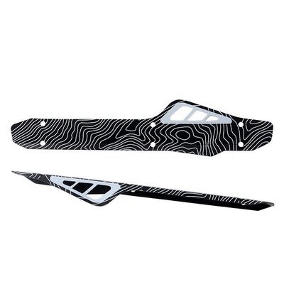 Protector de la cadena del marco de la bicicleta de MTB en negro 26x6.3x0.07cm para ciclismo y bicicletas